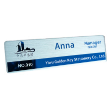 custom Plating sublimation personalised medical name plate badge pins  nurse maker magnetic holder design